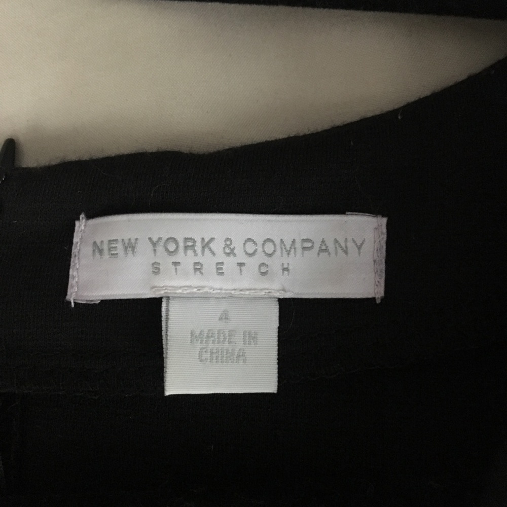 NY&Co black belted peplum top - Picture 5 of 5